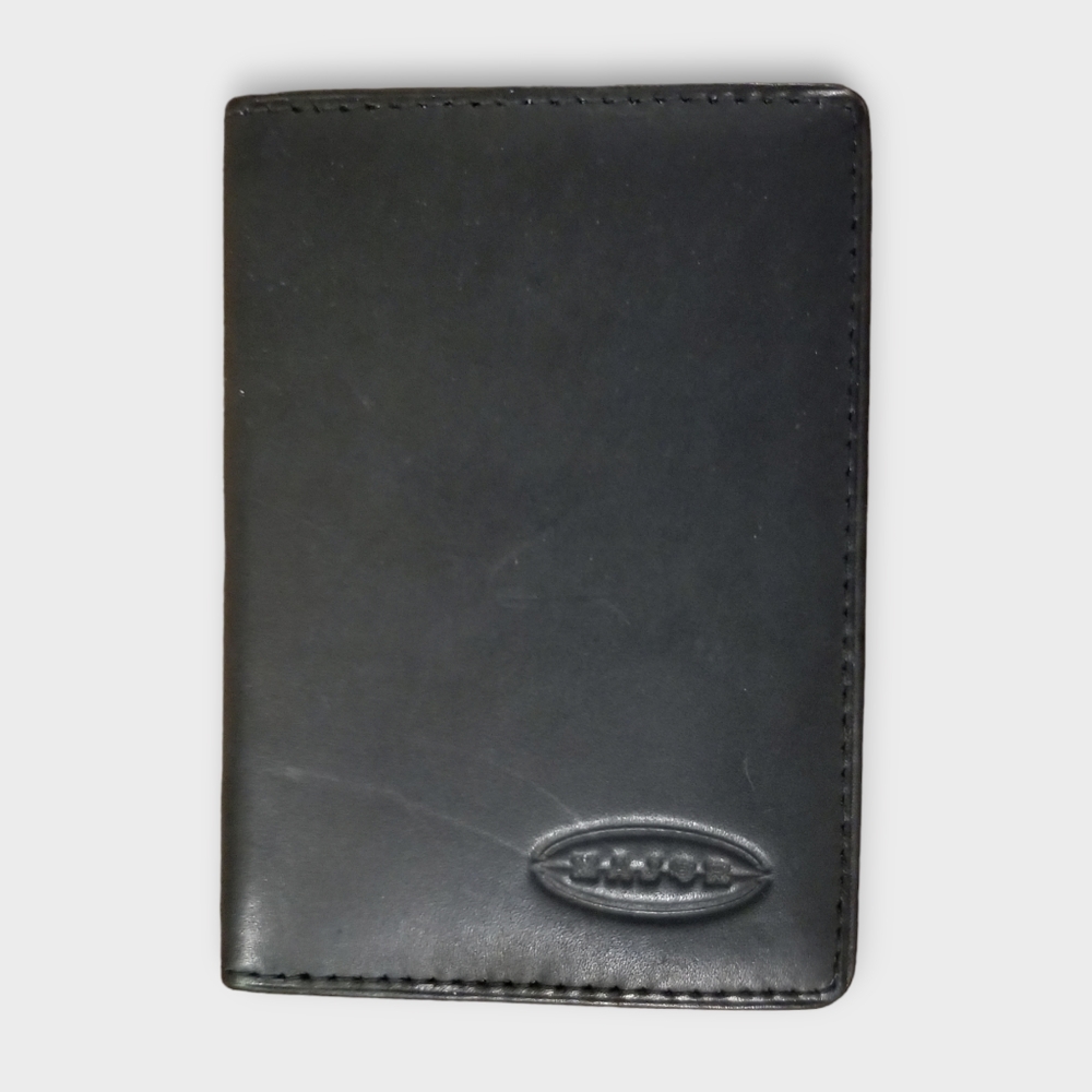 Genuine Leather Card Wallet, 4"x3"